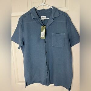 Goodfellow & Co Men's Blue Short Sleeve Shirt
